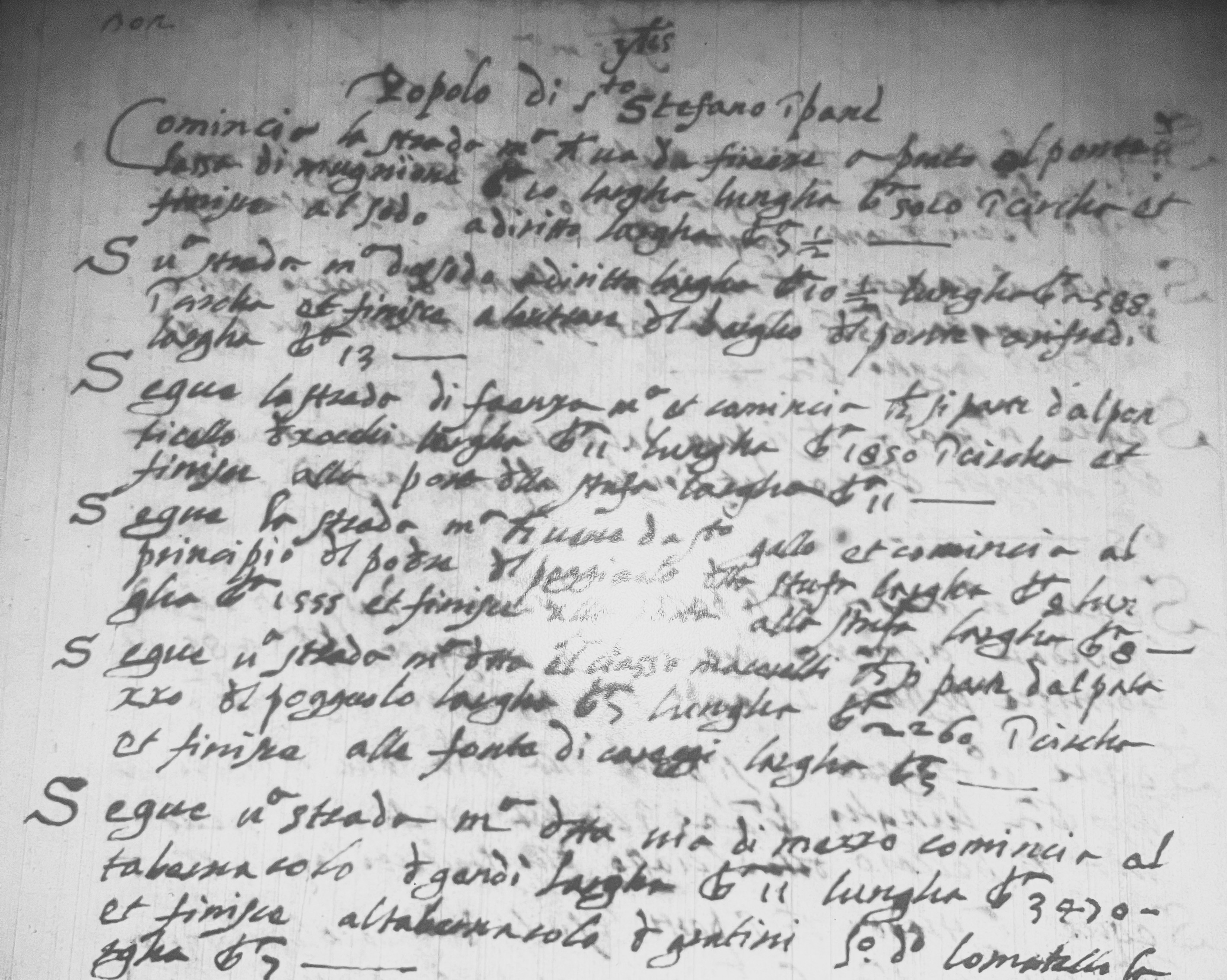 Elenco strade del popolo di Santo Stefano in Pane 